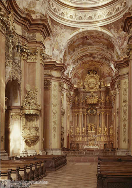 Interior of Church at the Benedictine Monastery in Melk (built 1702-36)